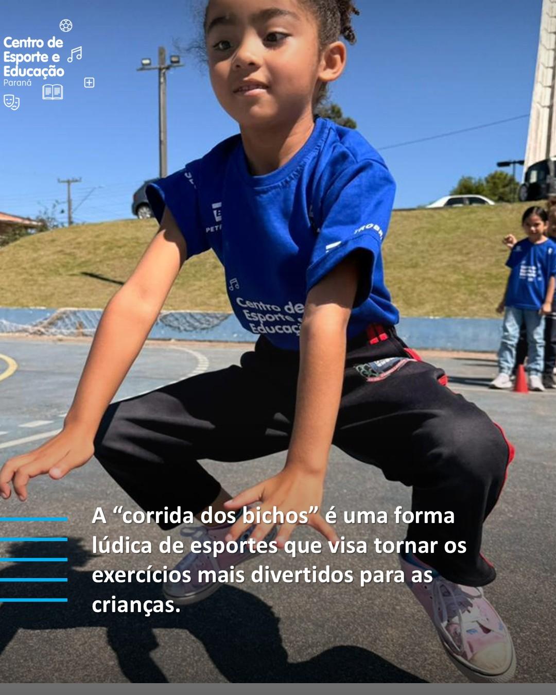 Corrida dos Bichos: brincar, aprender e se movimentar juntos